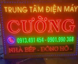 Thi công biển quảng cáo led Điện máy cường