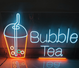 Gia công đèn led neonsign bubble tea