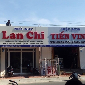 Bảng hiệu chữ nỗi Nhà may Lan Chi