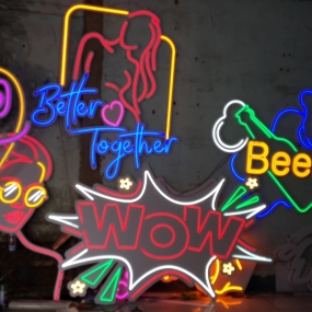 Gia công đèn led neon sign