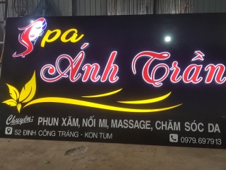 Thi công bảng hiệu alu chữ nỗi