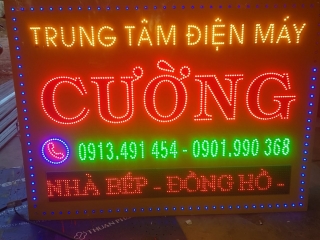 Thi công biển quảng cáo led Điện máy cường