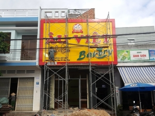 Thi công alu âu việt bakery